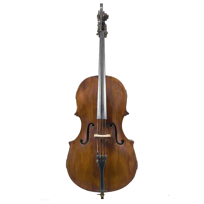 7/8 English Double Bass By Joseph Scholefield, near Leeds, c1820 - Cover Image