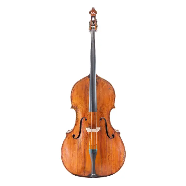 7/8 Romanian 5 String Double Bass, Thwaites Workshop, Panormo Model - Cover Image